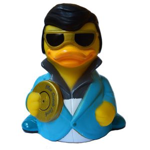 Blue Suede rubber duck