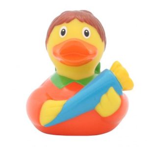 School Boy Rubber Duck