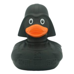 Black star rubber duck