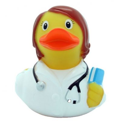 doctor woman rubber duck